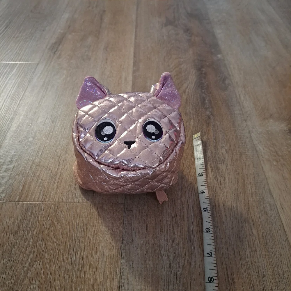 NA! NA! NA! Suprise Holographic Pink Cat Face Mini Doll Keepsake Bag